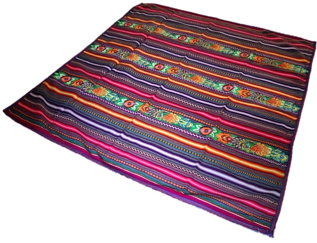 reflecteren insect dek Textiles of Peru 120 cm x 120 cm - Inca stoffen - Koop online Peruaanse  Alpacawol kleding < Gratis verzending>